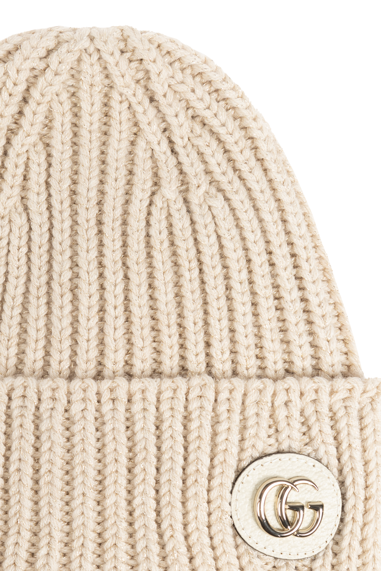 Cream Hat with lurex thread Gucci Vitkac Canada